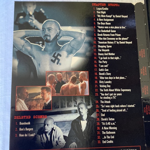 🎬PRICING🎬 American History X DVD with Edward Norton - Widescreen Edition - Picture 5 of 7